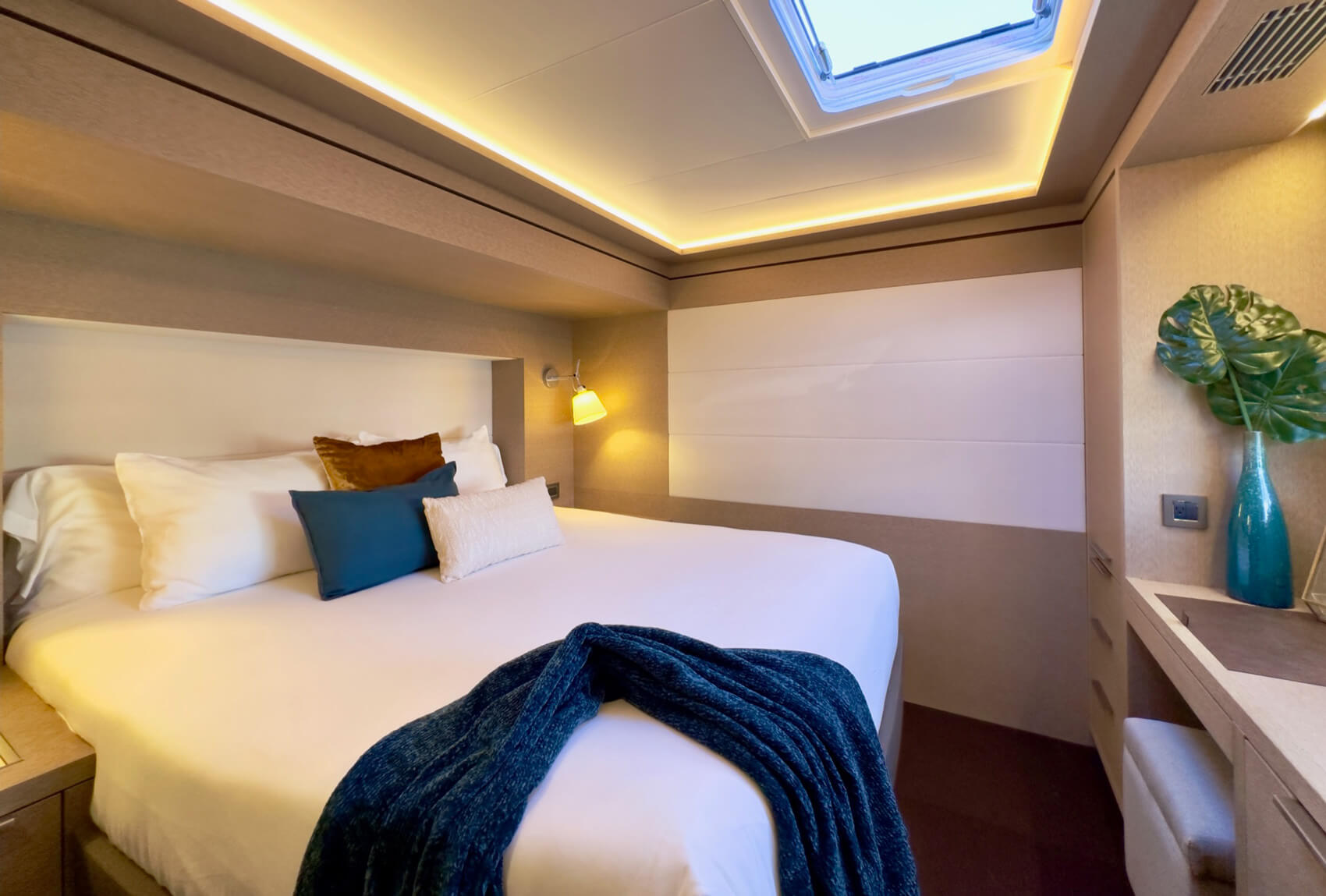 yacht bedroom interior